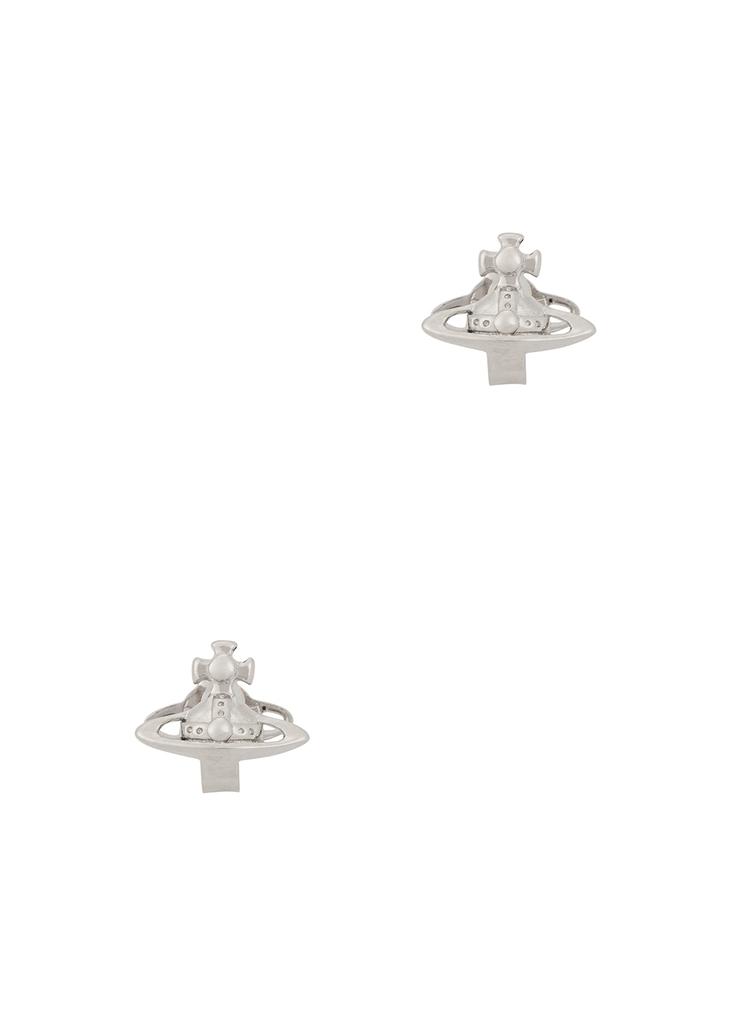 Lorelei silver-tone orb stud earrings商品第1张图片规格展示