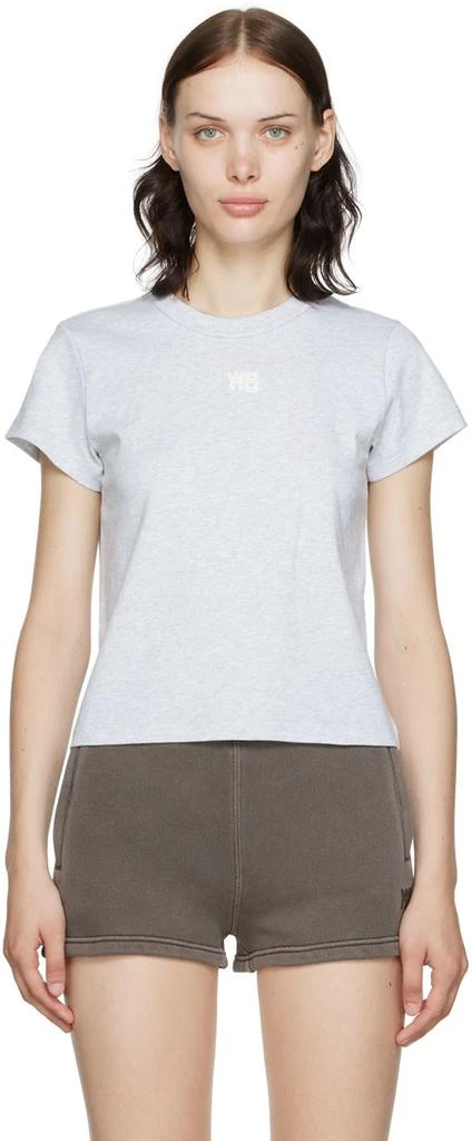 商品Alexander Wang|Gray Puff Logo T-Shirt,价格¥461,第1张图片