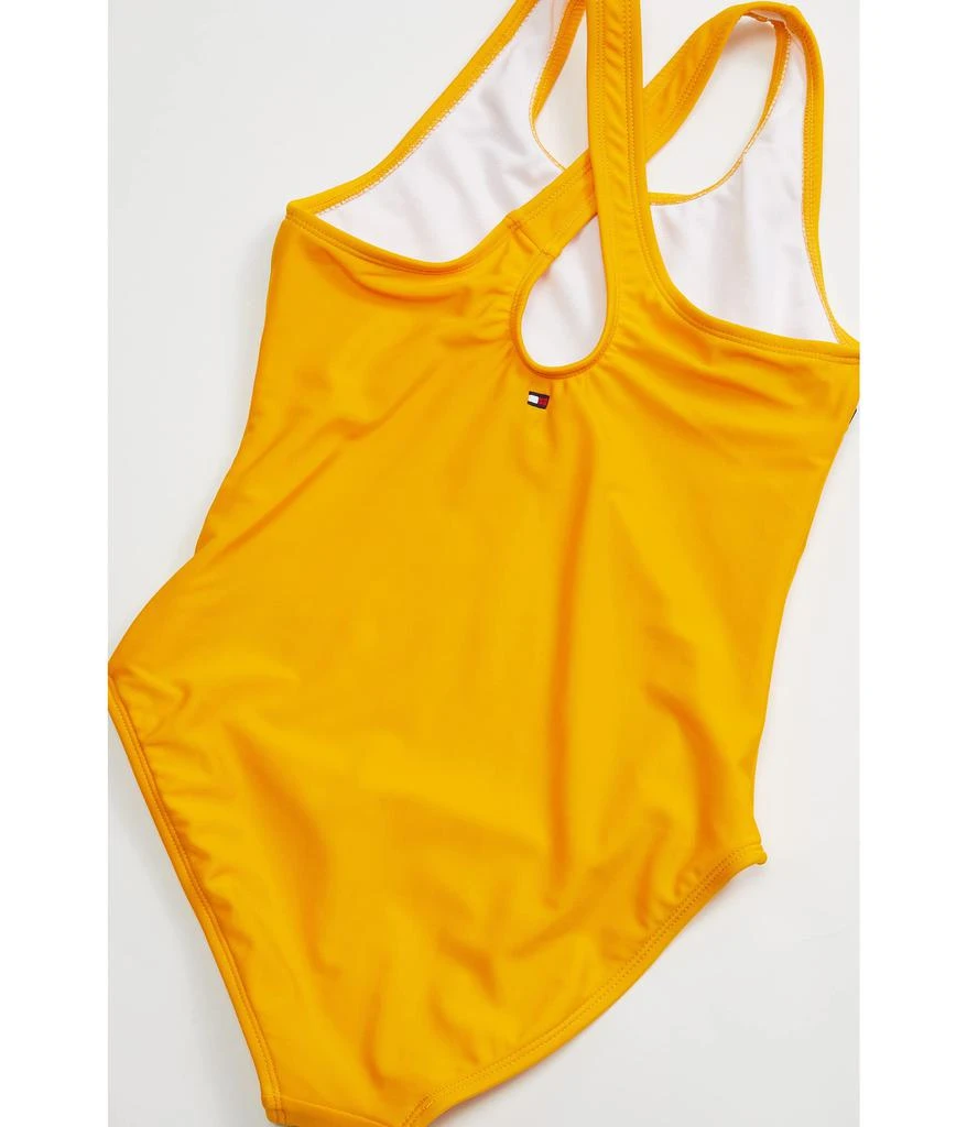 商品Tommy Hilfiger|Classic Flag Logo One-Piece Swimsuit (Big Kids),价格¥225,第2张图片详细描述