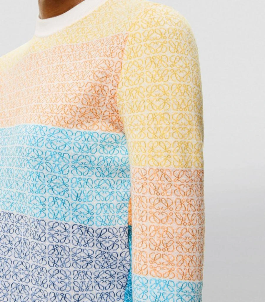 商品Loewe|Anagram Striped Sweater,价格¥6669,第5张图片详细描述