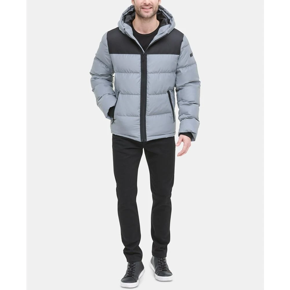 商品DKNY|男士拼接防寒保暖棉服外套,价格¥600,第4张图片详细描述