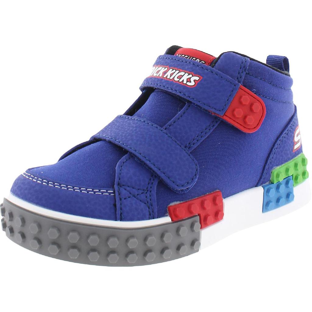 Skechers Boys Kool Bricks-Lil Constructor Laceless Casual and Fashion Sneakers商品第1张图片规格展示