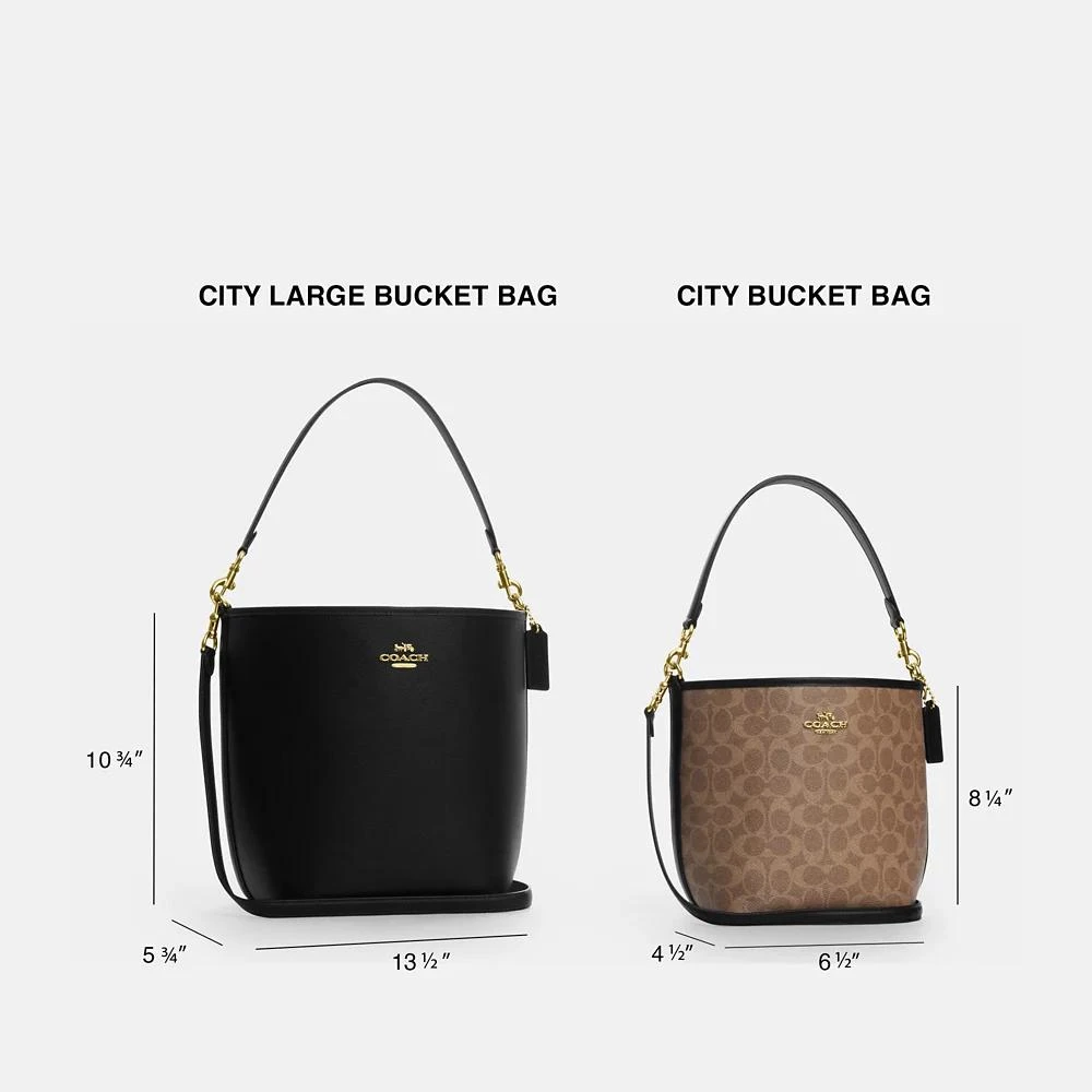 City Bucket Bag In Signature Canvas 商品