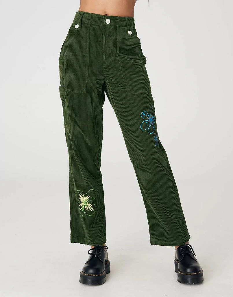 商品Madewell|Back Beat Co. Corduroy Embroidered Patch Pocket Pant,价格¥1393,第1张图片
