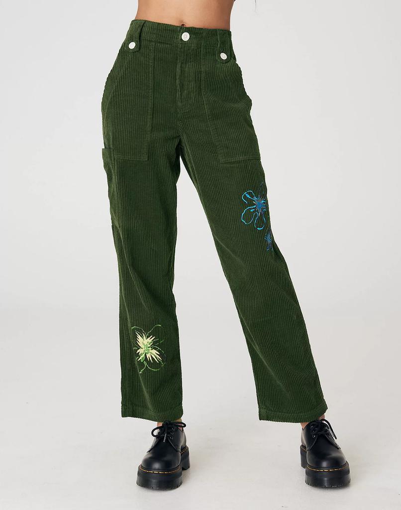 商品Madewell|Back Beat Co. Corduroy Embroidered Patch Pocket Pant,价格¥1291,第1张图片
