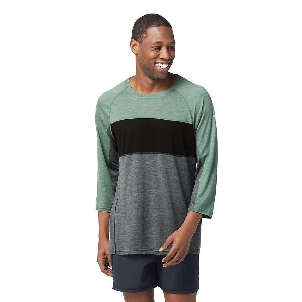 商品SmartWool|Men's Merino Sport 120 Mountain Biking 3/4 Sleeve Tee,价格¥338,第1张图片