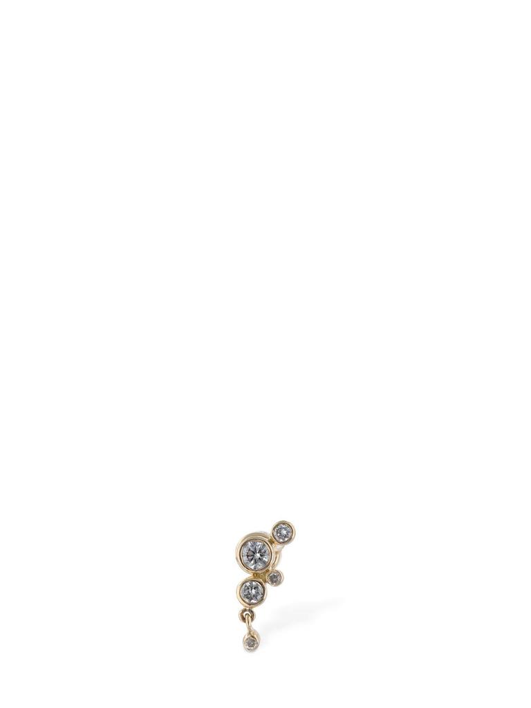 14kt & Diamond Hepburn Mono Earring商品第2张图片规格展示
