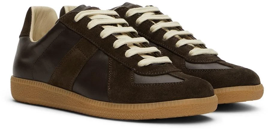 商品MAISON MARGIELA|Brown Replica Sneakers,价格¥2875,第4张图片详细描述