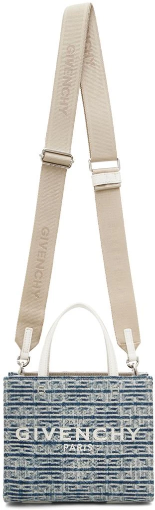 商品Givenchy|Blue Mini G Tote,价格¥6882,第4张图片详细描述