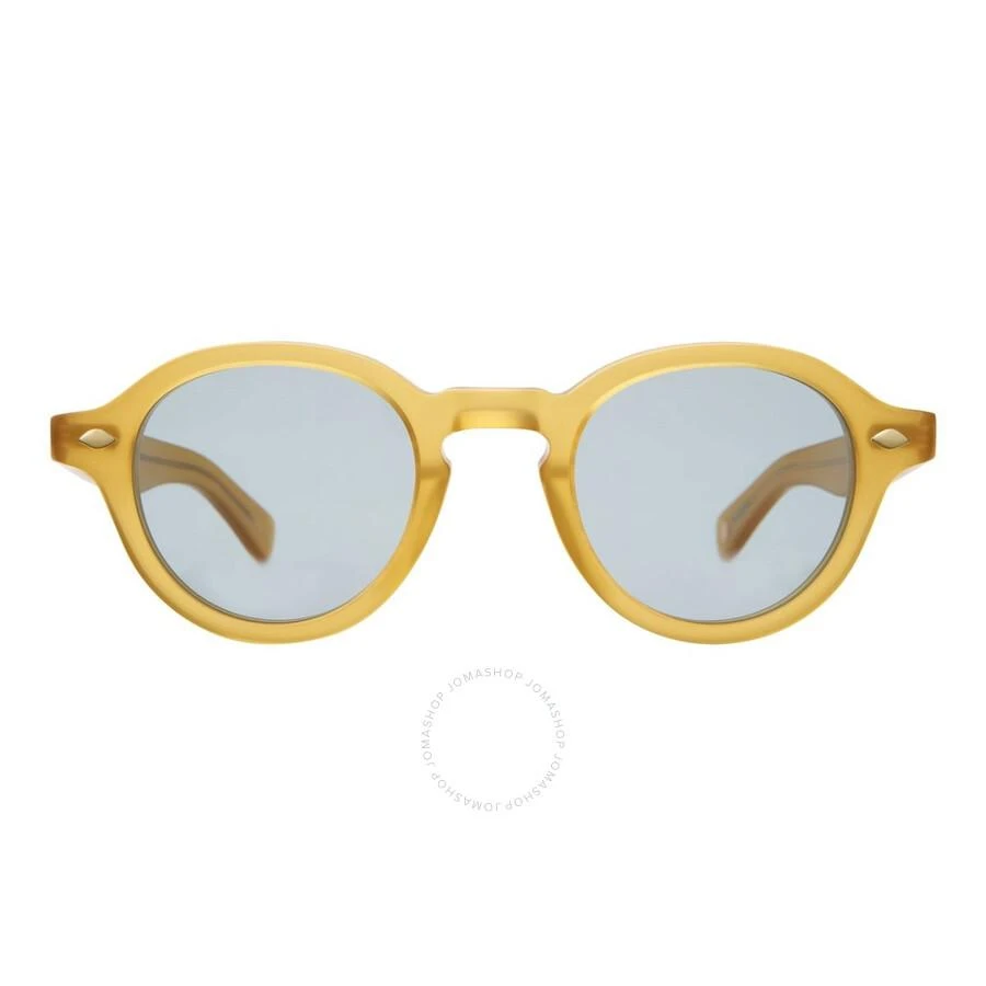 商品GARRETT LEIGHT|FLIPPER SUN Semi-Flat Pure Blue Round Sunglasses 2110 BLON/SFPBLU 45,价格¥550,第1张图片