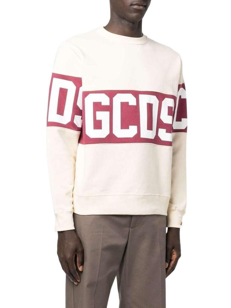 商品GCDS|Gcds Men's  Beige Cotton Sweatshirt,价格¥2418-¥2431,第4张图片详细描述