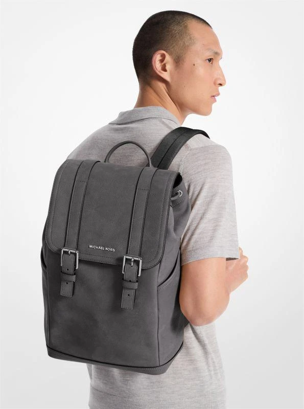 商品Michael Kors|Hudson Medium Pebbled Leather Backpack,价格¥914,第4张图片详细描述