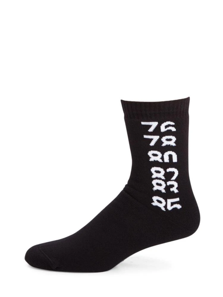 商品Marcelo Burlon|Paco Short Cotton-Blend Socks,价格¥338,第1张图片