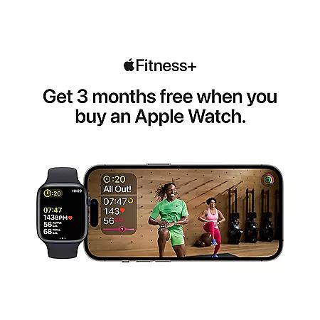 Apple Watch Series 8 GPS 45mm Aluminum Case with Sport Band (Choose Color and Band Size)商品第10张图片规格展示