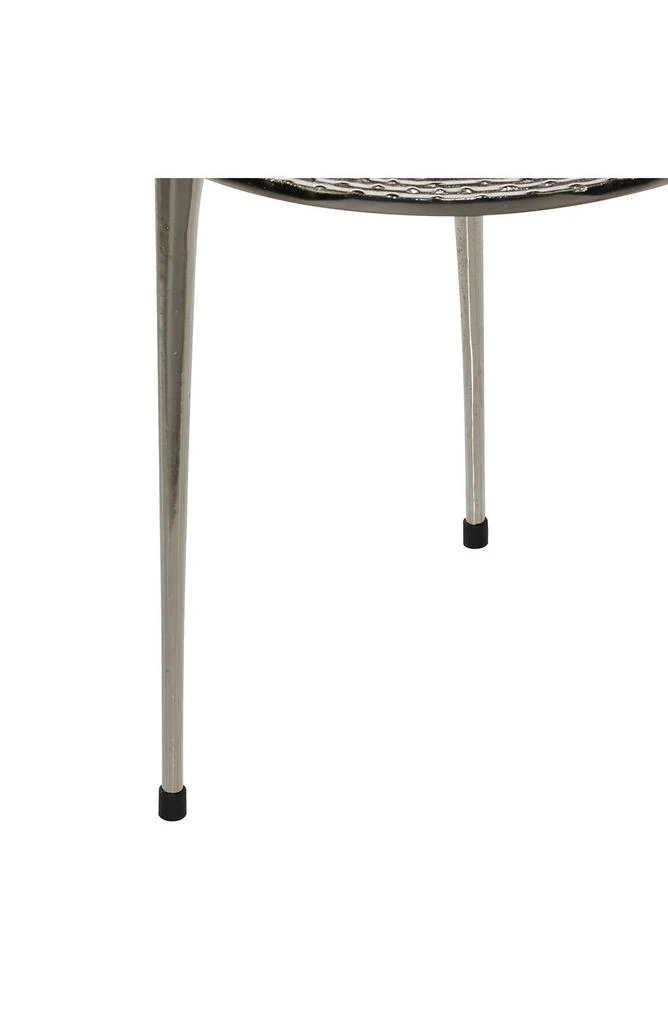 商品VIVIAN LUNE HOME|Silver Aluminum Contemporary Accent Table,价格¥1151,第3张图片详细描述