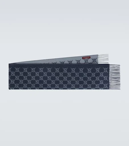 商品Gucci|GG羊绒围巾,价格¥8293,第1张图片