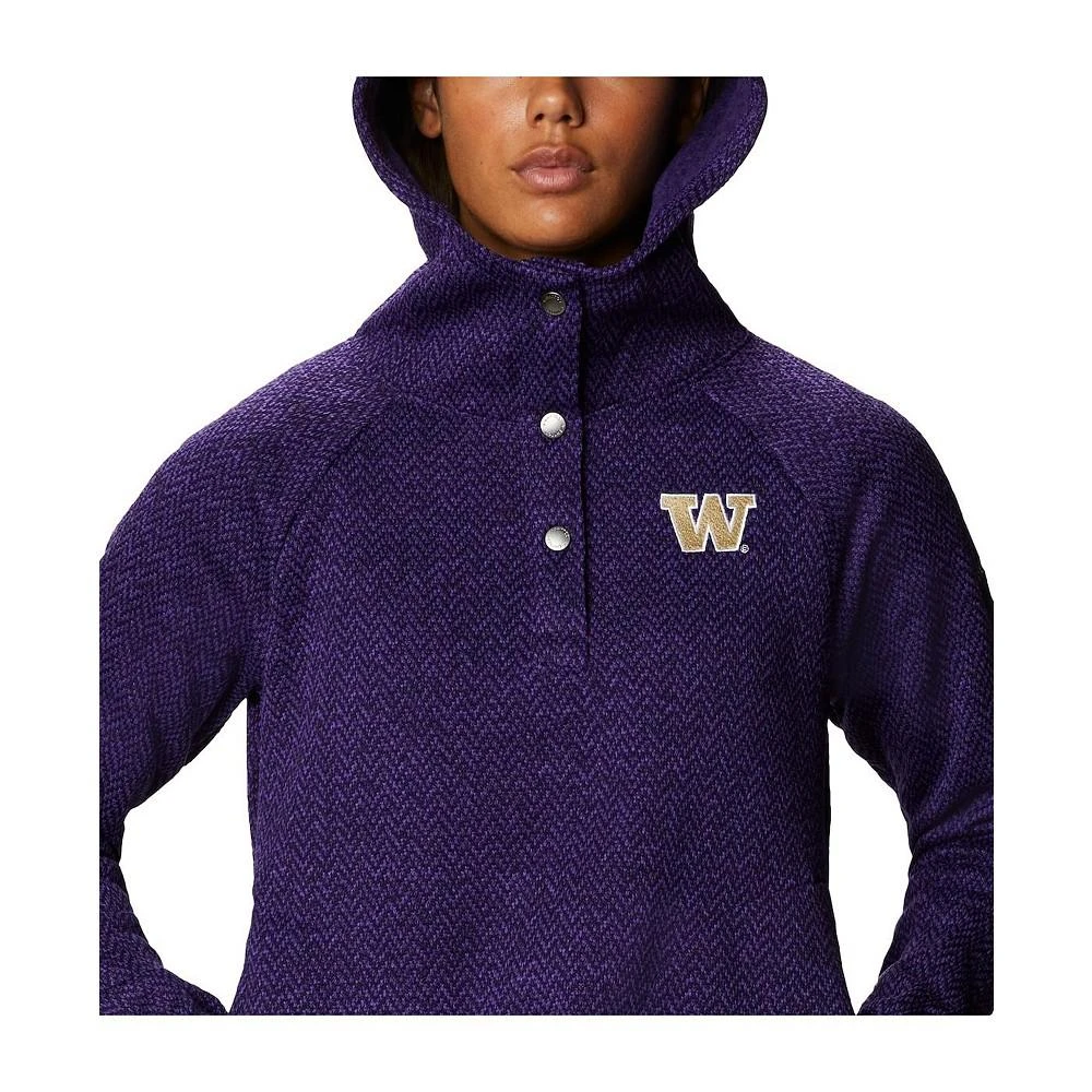 商品Columbia|Women's Purple Washington Huskies Darling Days Raglan Fleece Pullover Hoodie,价格¥640,第3张图片详细描述