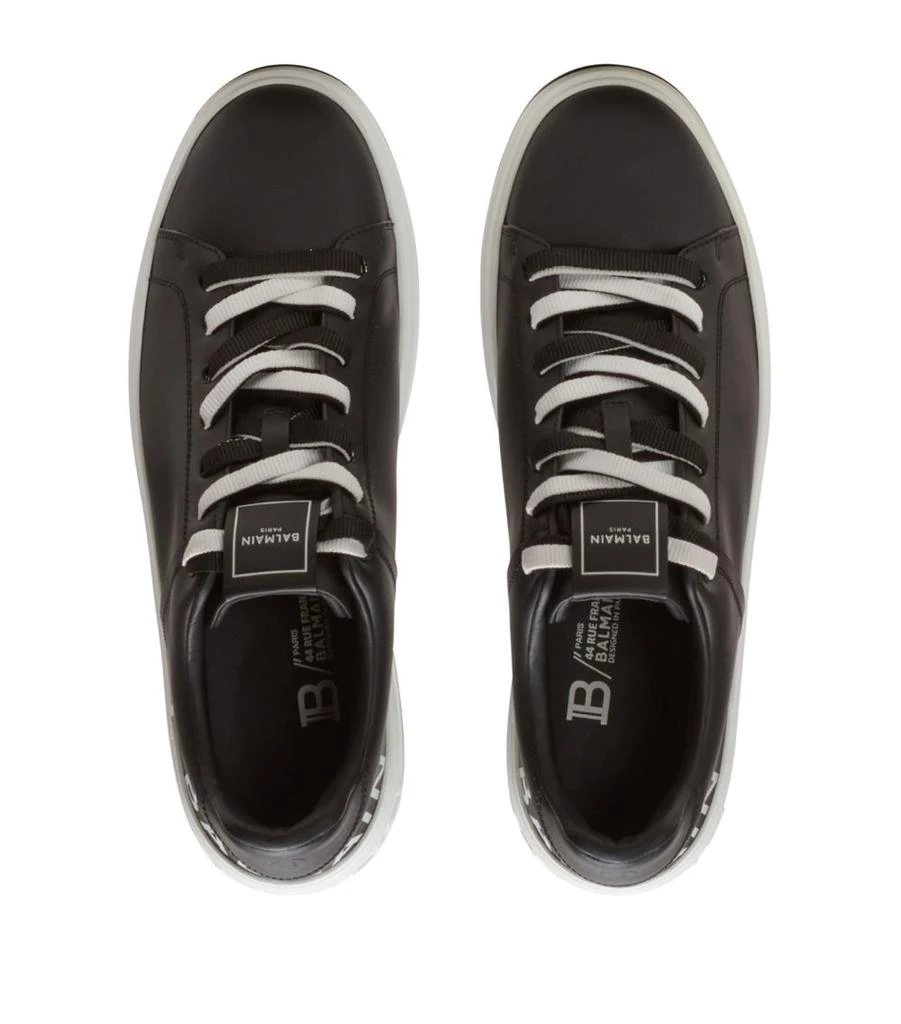 商品Balmain|Leather B-Court Sneakers,价格¥5222,第2张图片详细描述