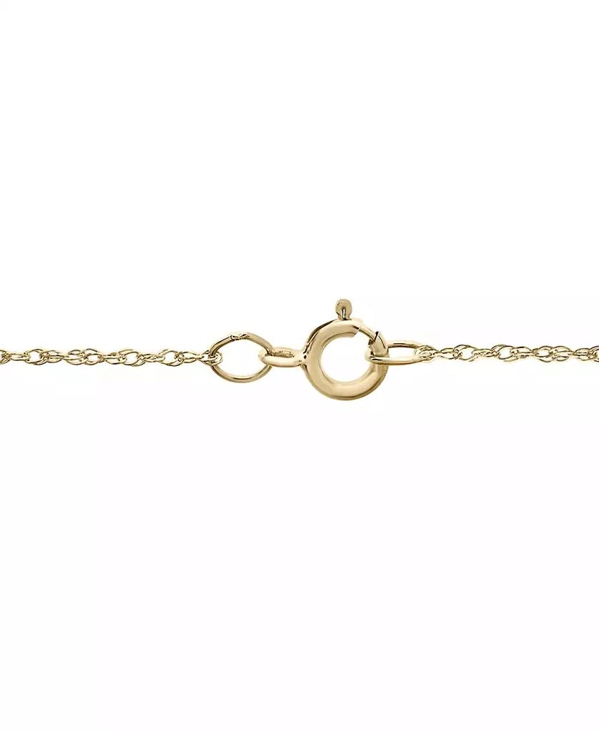 商品Macy's|Culture Freshwater Pearl Crossed Pendant in 14K Yellow Gold,价格¥3154,第4张图片详细描述