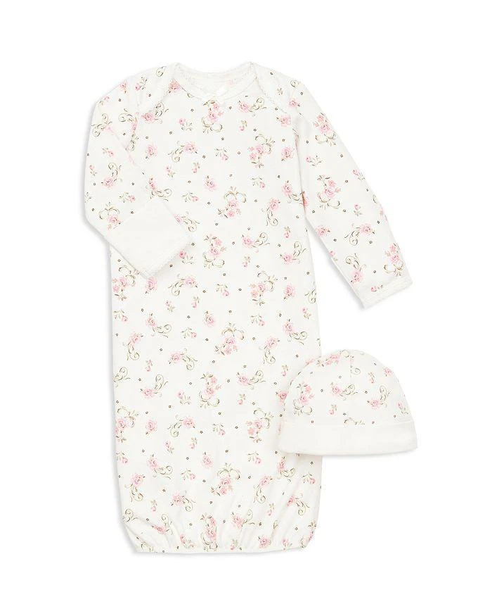 商品Little Me|Girls' Rose Gown & Hat Set - Baby,价格¥112,第1张图片