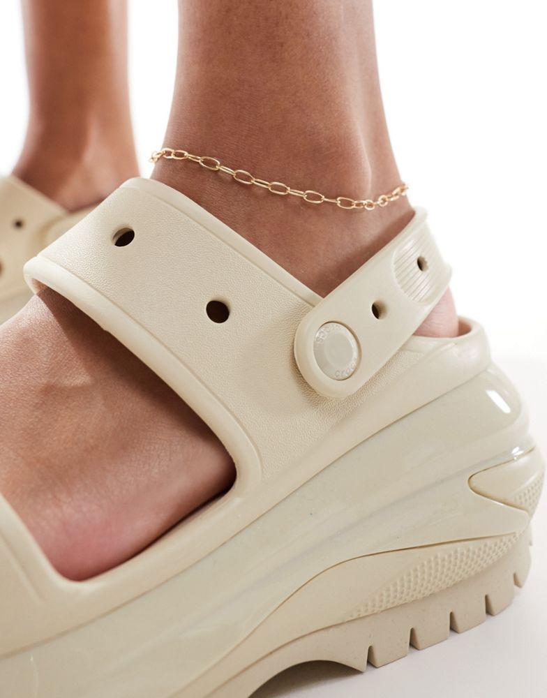★CROCS★ Public Mega Crush Sandals BONE 24SUSD207989 24SUSD Crocs Mega Crush sandals in bone | ASOS