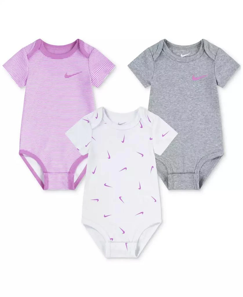 商品NIKE|Baby Boys or Girls Essentials Bodysuits, Pack of 3,价格¥172,第1张图片