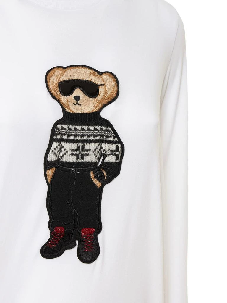 商品Ralph Lauren|Ski Bear Embroidered Long Sleeve T-shirt,价格¥2234,第3张图片详细描述