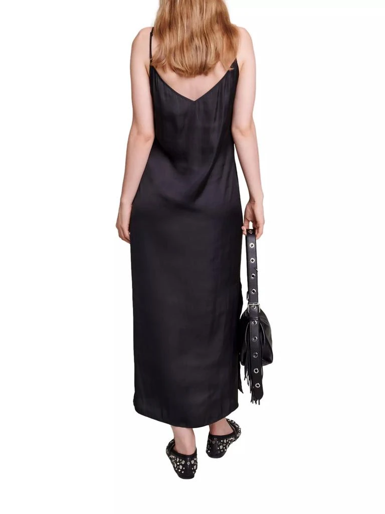 商品Maje|Satin-Look Maxi Dress,价格¥1293,第4张图片详细描述