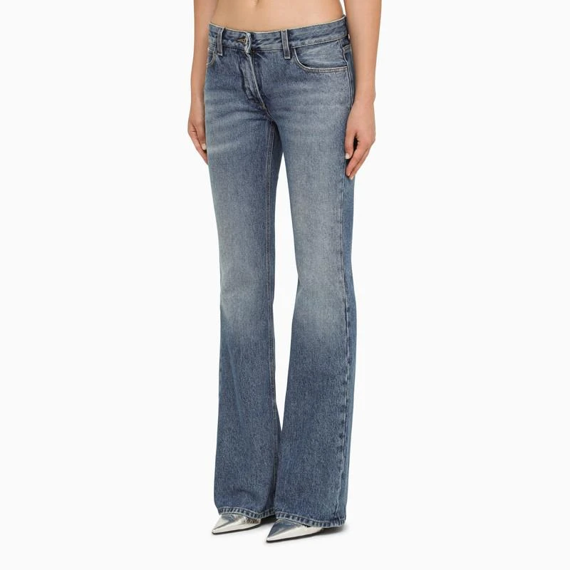 商品Off-White|Blue low-waisted jeans,价格¥1331,第3张图片详细描述