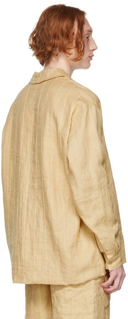 商品Jacquemus|Beige 'La Chemise Raphia' Shirt,价格¥2882,第5张图片详细描述