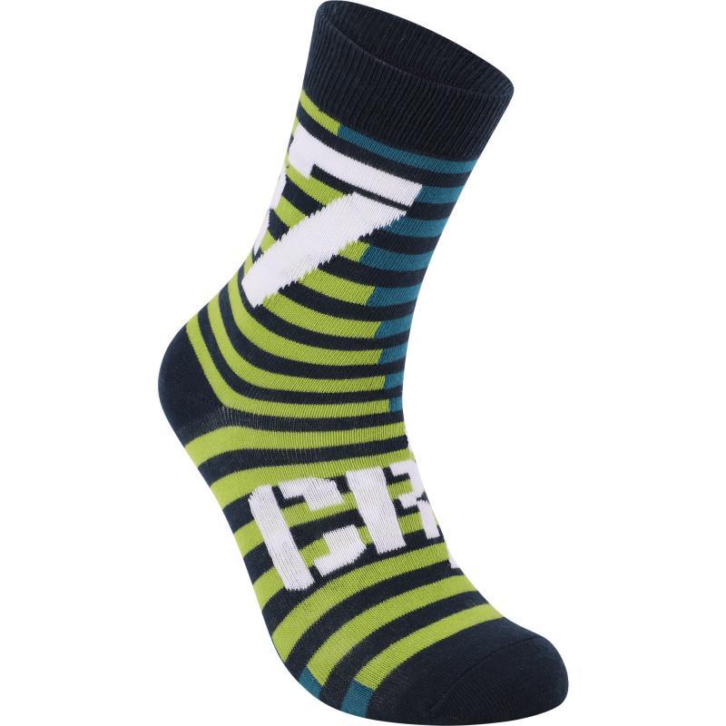 商品CR7 Cristiano Ronaldo|Logo striped set of socks in blue and green,价格¥140,第4张图片详细描述