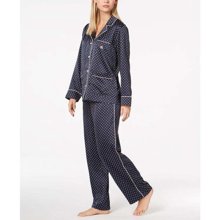 商品Ralph Lauren|Satin 睡衣套装,价格¥467,第1张图片