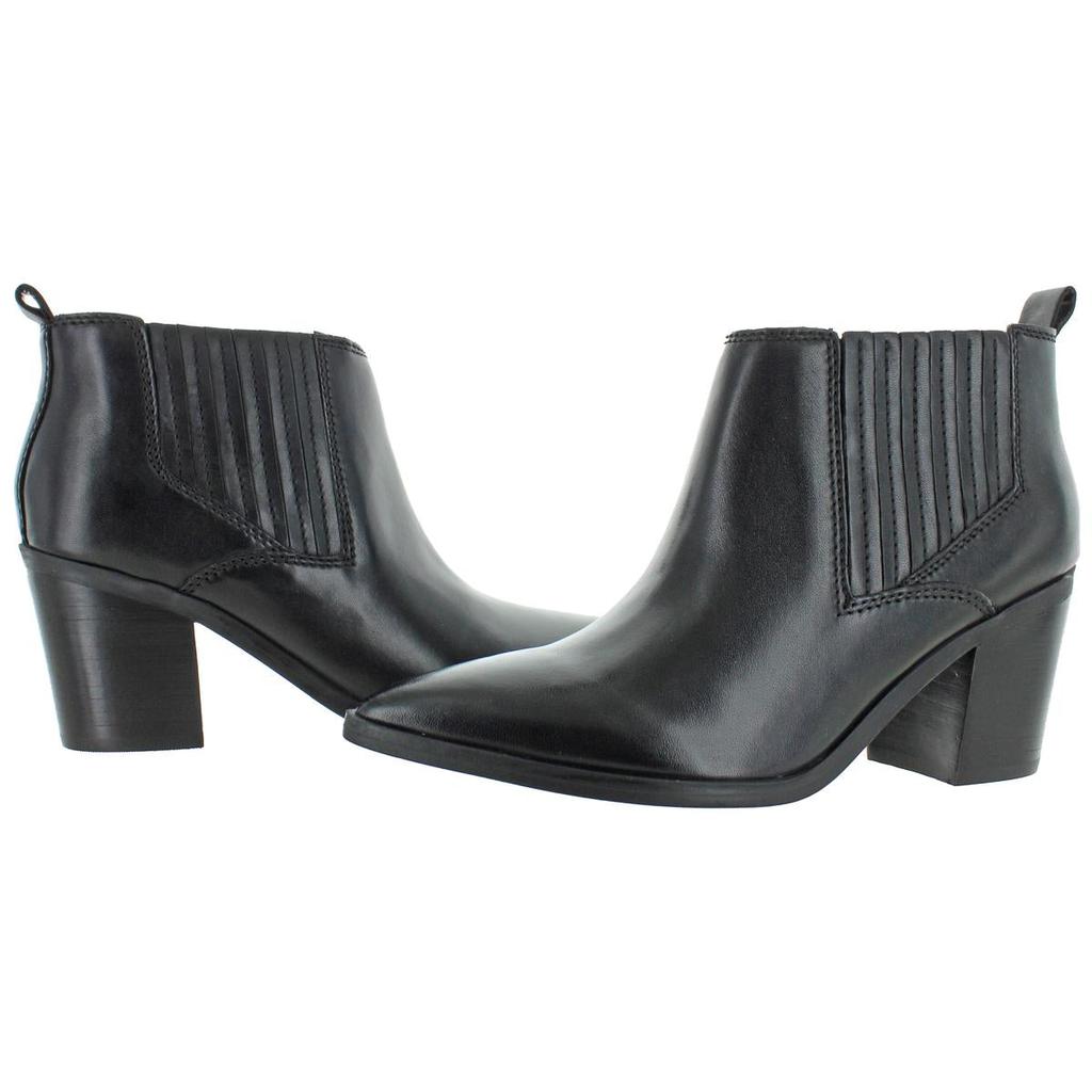 Marc Fisher Women's Rental 2 Faux Leather Stacked Heel Ankle Bootie商品第7张图片规格展示