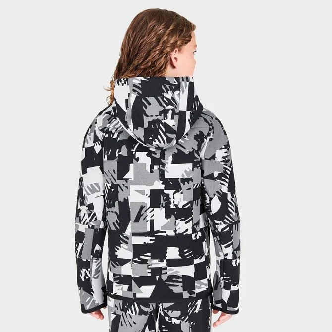 Boys' Nike Sportswear Printed Tech Fleece Full-Zip Hoodie 商品