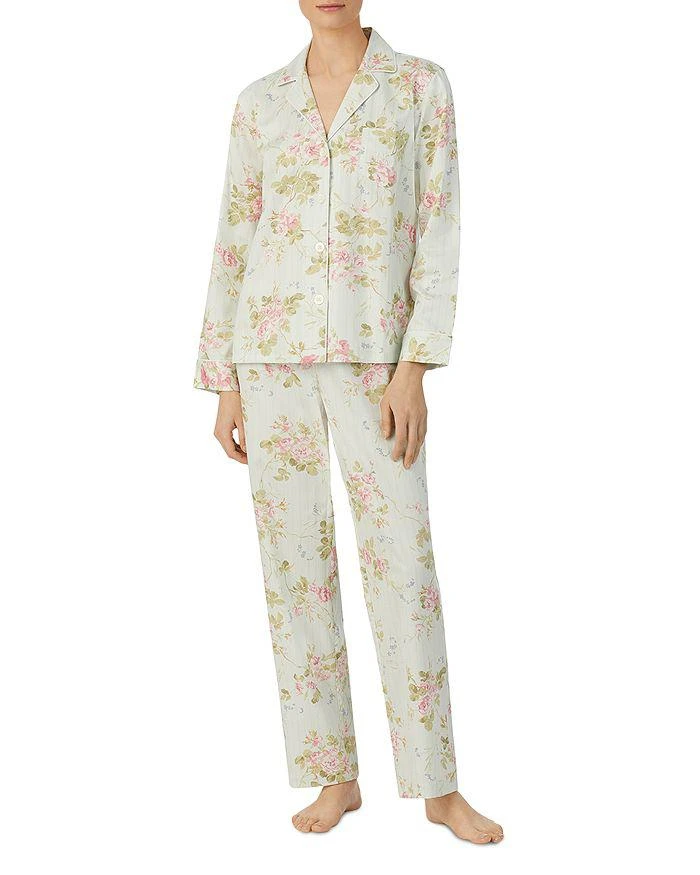 商品Ralph Lauren|Long Sleeve Pajama Set ,价格¥281,第1张图片