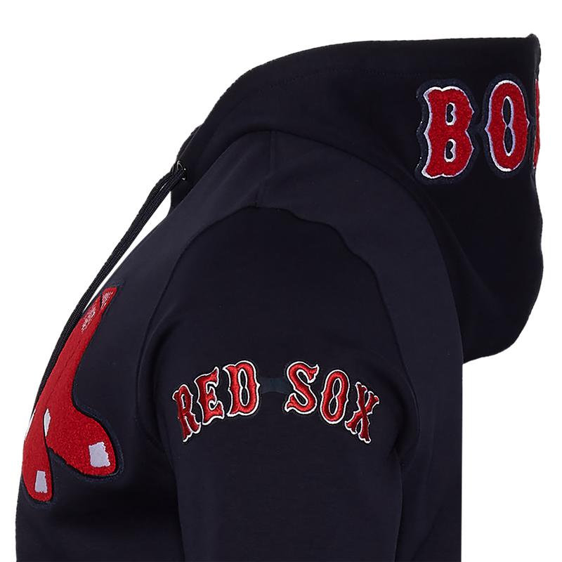 Pro Standard Red Sox MLB Logo Hoodie - Men's商品第4张图片规格展示