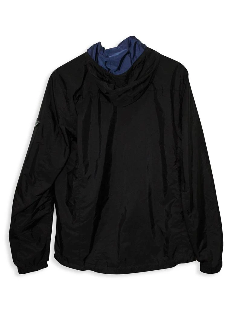 商品[二手商品] Prada|Prada Zip Up Hoodie Blouson Jacket In Black Nylon,价格¥5513,第3张图片详细描述