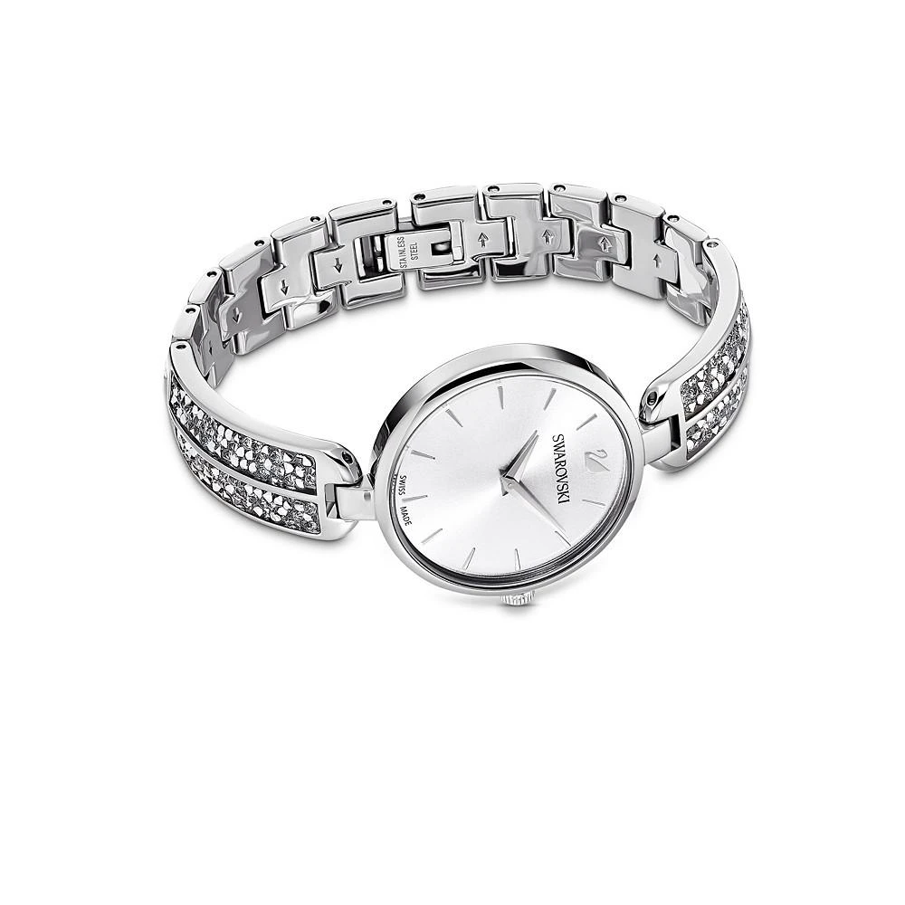 商品Swarovski|Dream Rock Silver-Tone Stainless Steel Metal Bracelet Watch, 28.44mm,价格¥1852,第3张图片详细描述