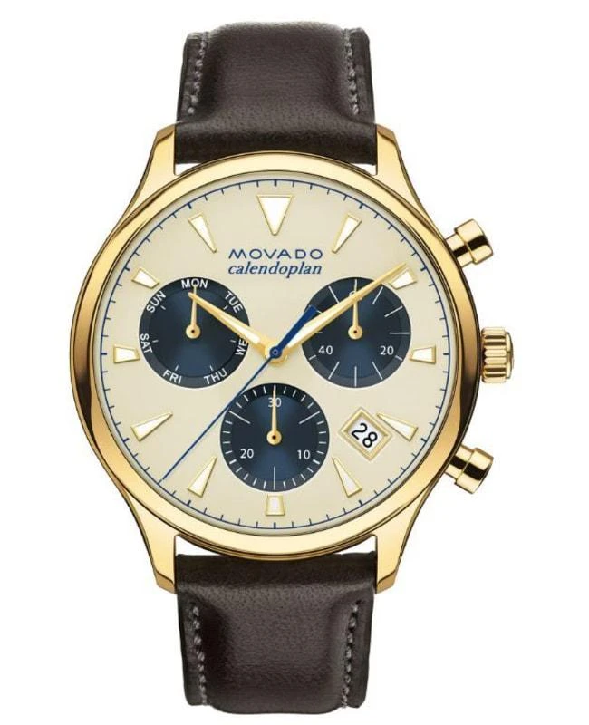 商品Movado|Movado Heritage Men's Watch 3650007,价格¥4984,第1张图片