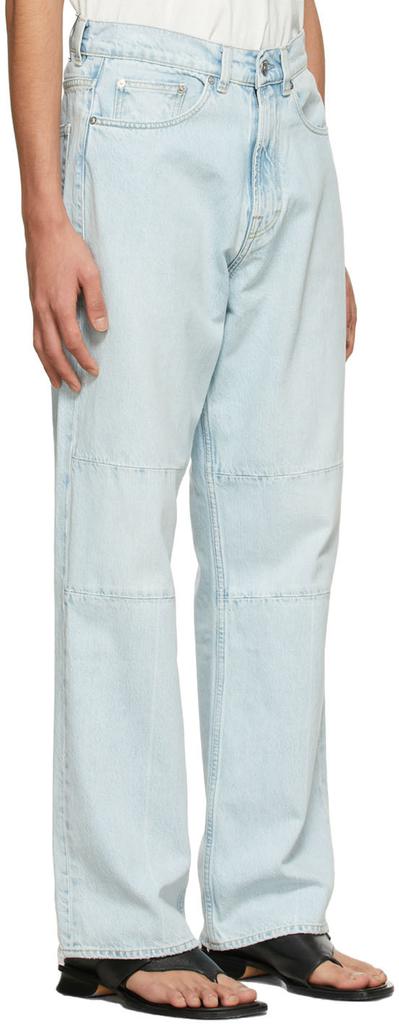 Blue Extended Third Cut Jeans商品第2张图片规格展示
