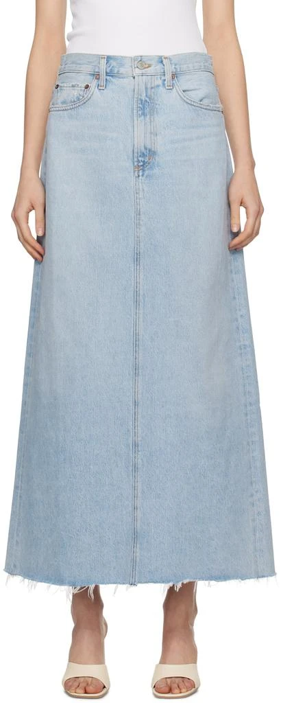 商品AGOLDE|Blue Hilla Denim Maxi Skirt,价格¥757,第1张图片