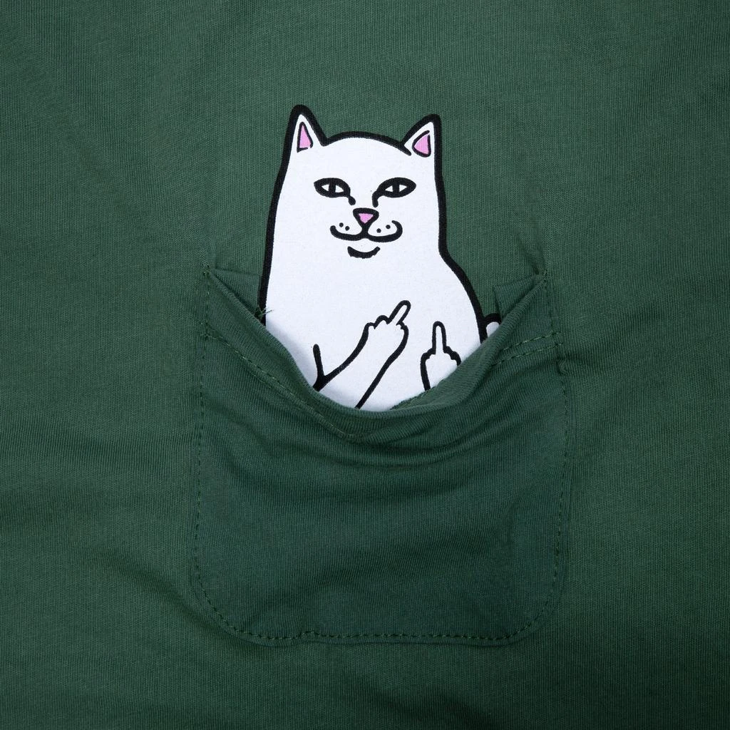 商品RIPNDIP|Lord Nermal Pocket Long Sleeve (Olive),价格¥183,第3张图片详细描述