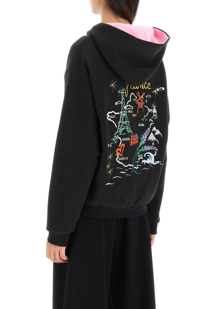 商品Kenzo|REVERSIBLE EMBROIDERED HOODIE,价格¥1680,第4张图片详细描述