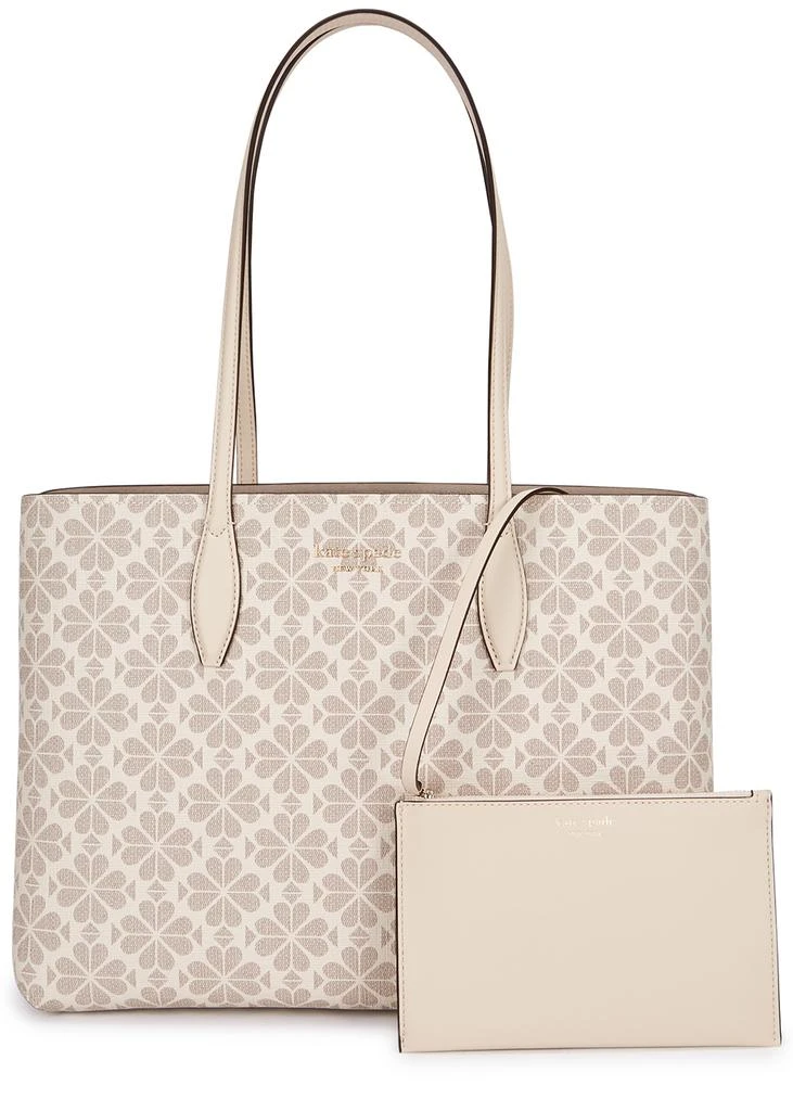 All Day large spade-jacquard canvas tote 商品