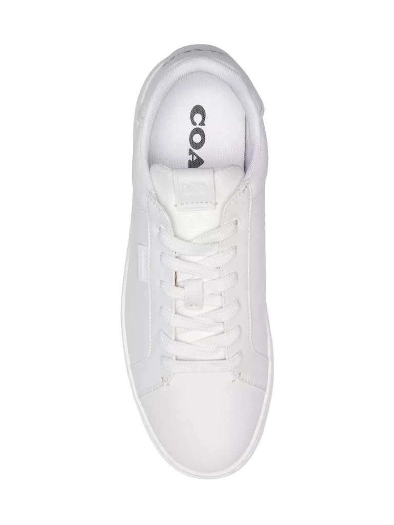 商品Coach|Leather Low-Top Sneakers,价格¥664,第4张图片详细描述