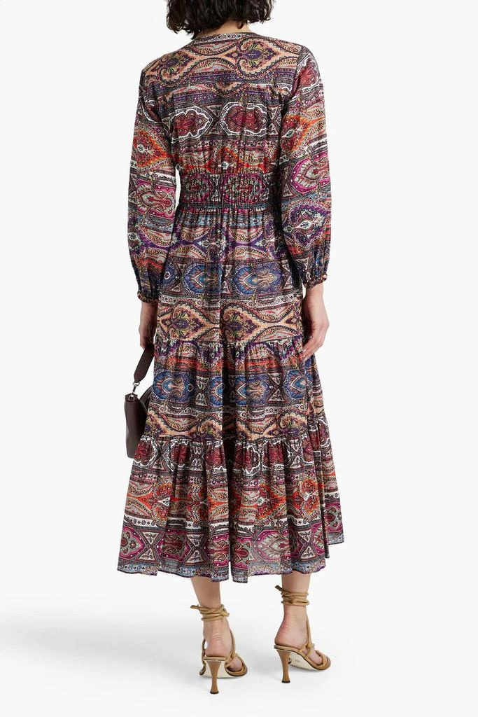 商品Derek Lam|Elsa printed cotton-poplin midi dress,价格¥2008,第3张图片详细描述