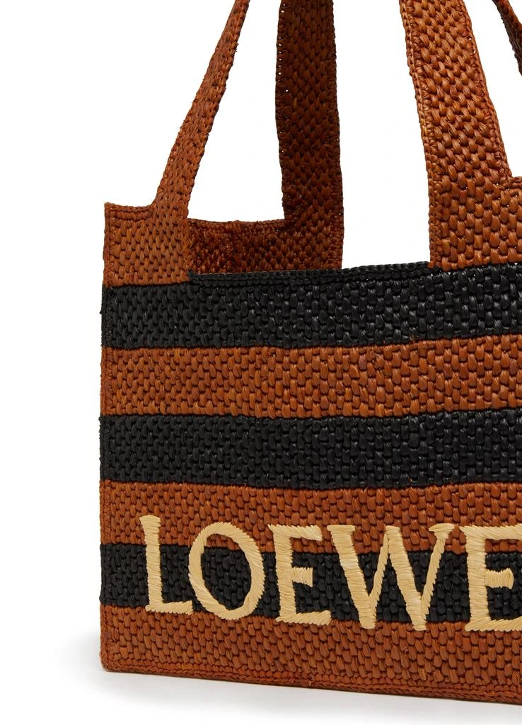Loewe font 中号条纹托特包 商品