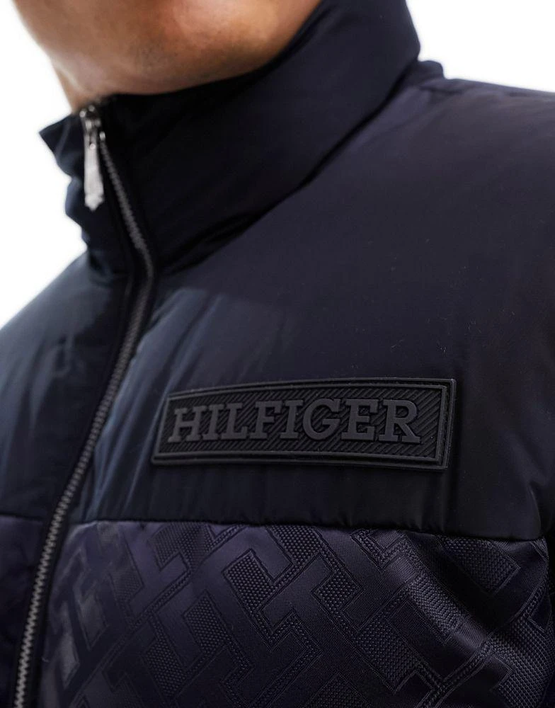 商品Tommy Hilfiger|Tommy Hilfiger new york monogram puffer jacket in desert sky monogram,价格¥1859,第3张图片详细描述