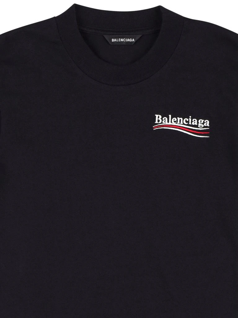 商品Balenciaga|儿童刺绣棉质 T 恤,价格¥1934,第1张图片详细描述