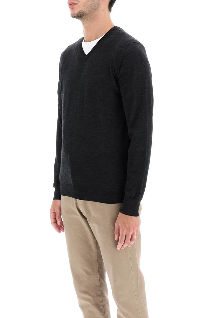 Drumohr super fine merino wool v-neck sweater商品第4张图片规格展示